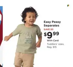 Kroger Easy peasy separates offer