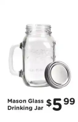 Kroger Mason Glass Drinking Jar offer