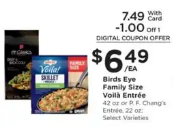 Kroger Birds Eye Family Size Voilà Entrée offer