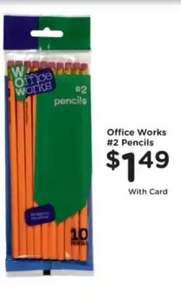 Kroger Office Works #2 pencils offer
