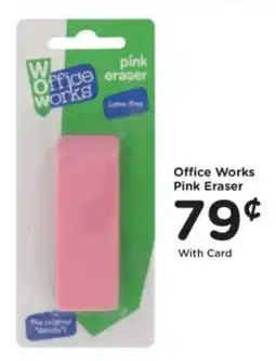 Kroger Office Works Pink Eraser offer