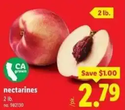 Lidl Nectarines offer