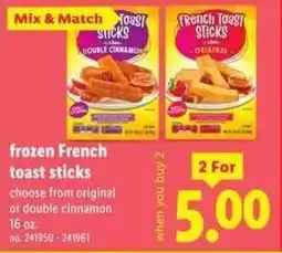 Lidl Frozen french toast sticks offer