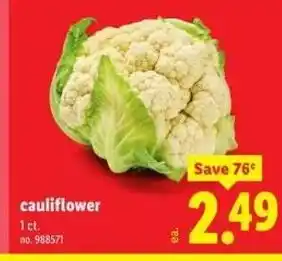 Lidl Cauliflower offer