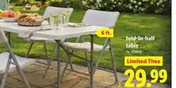 Lidl Fold-in-half table offer