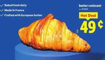 Lidl Butter croissant offer