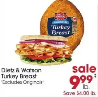 Giant Eagle Dietz & watson turkey breast offer