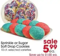 Giant Eagle Sprinkle or Sugar Soft Drop Cookies offer