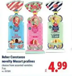 Lidl Reber Constanze novelty Mozart pralines offer