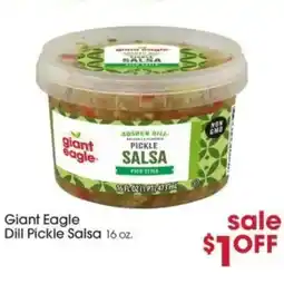 Giant Eagle Giant eagle dill pickle salsa offer