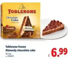 Lidl Toblerone frozen Almondy chocolate cake offer