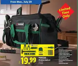 Lidl PARKSIDE 23 piece tool set set offer