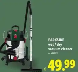 Lidl PARKSIDE wet/dry vacuum cleaner offer