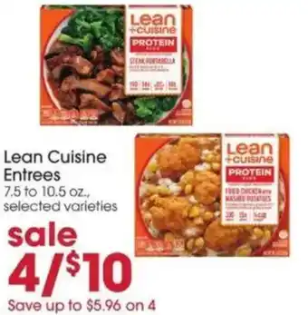 Giant Eagle Lean Cuisine Entrees offer