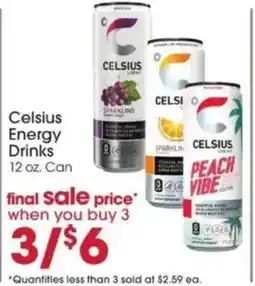 Giant Eagle Celsius Energy Drinks offer