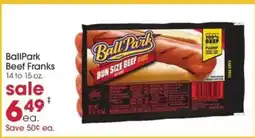 Giant Eagle Ballpark beef franks offer