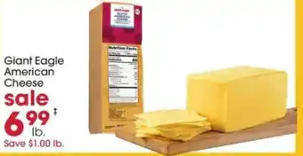 Giant Eagle Giant Eagle American Cheese offer