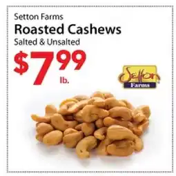 Three Guys from Brooklyn Setton Farms Roasted Cashews offer