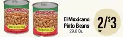 Big Saver Foods El Mexicano Pinto Beans offer