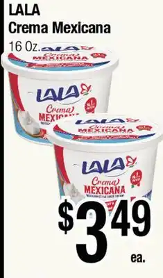 Big Saver Foods LALA Crema Mexicana offer
