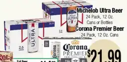 Big Saver Foods Michelob Ultra Beer, Corona Premier Beer offer