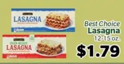 Living Fresh Market Best Choice Lasagna offer