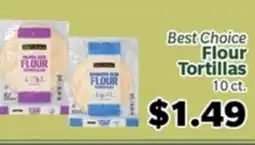 Living Fresh Market Best Choice Flour Tortillas offer