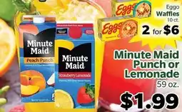 Living Fresh Market Minute Maid Punch or Lemonade offer