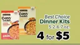 Living Fresh Market Best Choice Dinner Kits offer