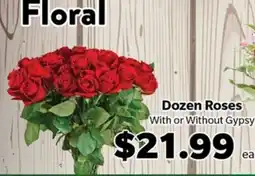 Living Fresh Market Dozen Roses offer