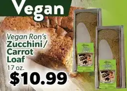 Living Fresh Market Vegan Ron's Zucchini Carrot Loaf offer