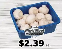 Living Fresh Market Fresh Whole Sliced Mushrooms offer