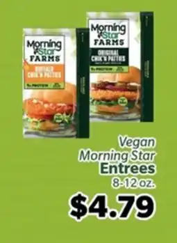 Living Fresh Market Vegan Morning Star Entrees offer