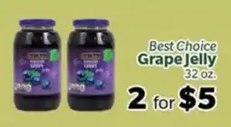 Living Fresh Market Best Choice Grape Jelly offer