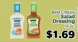Living Fresh Market Best Choice Salad Dressing offer