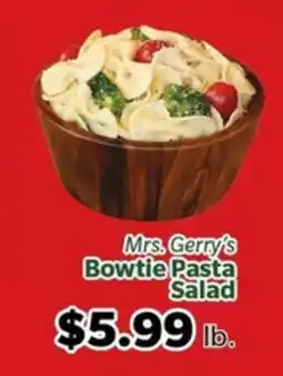 Living Fresh Market Mrs. Gerry's Bowtie Pasta Salad offer