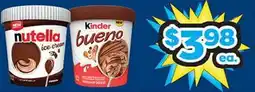 Torres Supermercado Nutella Ice Cream, Kinder Bueno offer