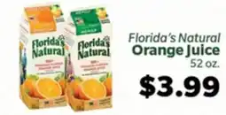 Living Fresh Market Florida's Natural Orange Juice offer
