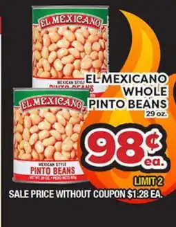 Torres Supermercado EL MEXICANO WHOLE PINTO BEANS offer