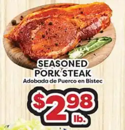 Torres Supermercado SEASONED PORK STEAK offer
