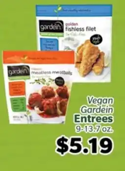Living Fresh Market Vegan Gardein Entrees offer