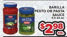 Torres Supermercado BARILLA PESTO OR PASTA SAUCE offer