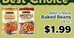 Living Fresh Market Best Choice Baked Beans offer