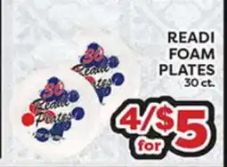 Torres Supermercado READI FOAM PLATES offer