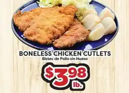 Torres Supermercado BONELESS CHICKEN CUTLETS offer