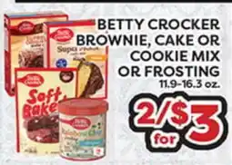 Torres Supermercado BETTY CROCKER BROWNIE, CAKE OR COOKIE MIX OR FROSTING offer