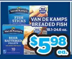Torres Supermercado VAN DE KAMPS BREADED FISH offer