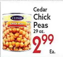 World Fresh Market Cedar Chick Peas offer
