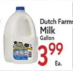 World Fresh Market Dutch Farms Milk offer