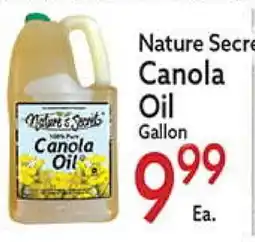 World Fresh Market Nature Secret Canola Oil offer